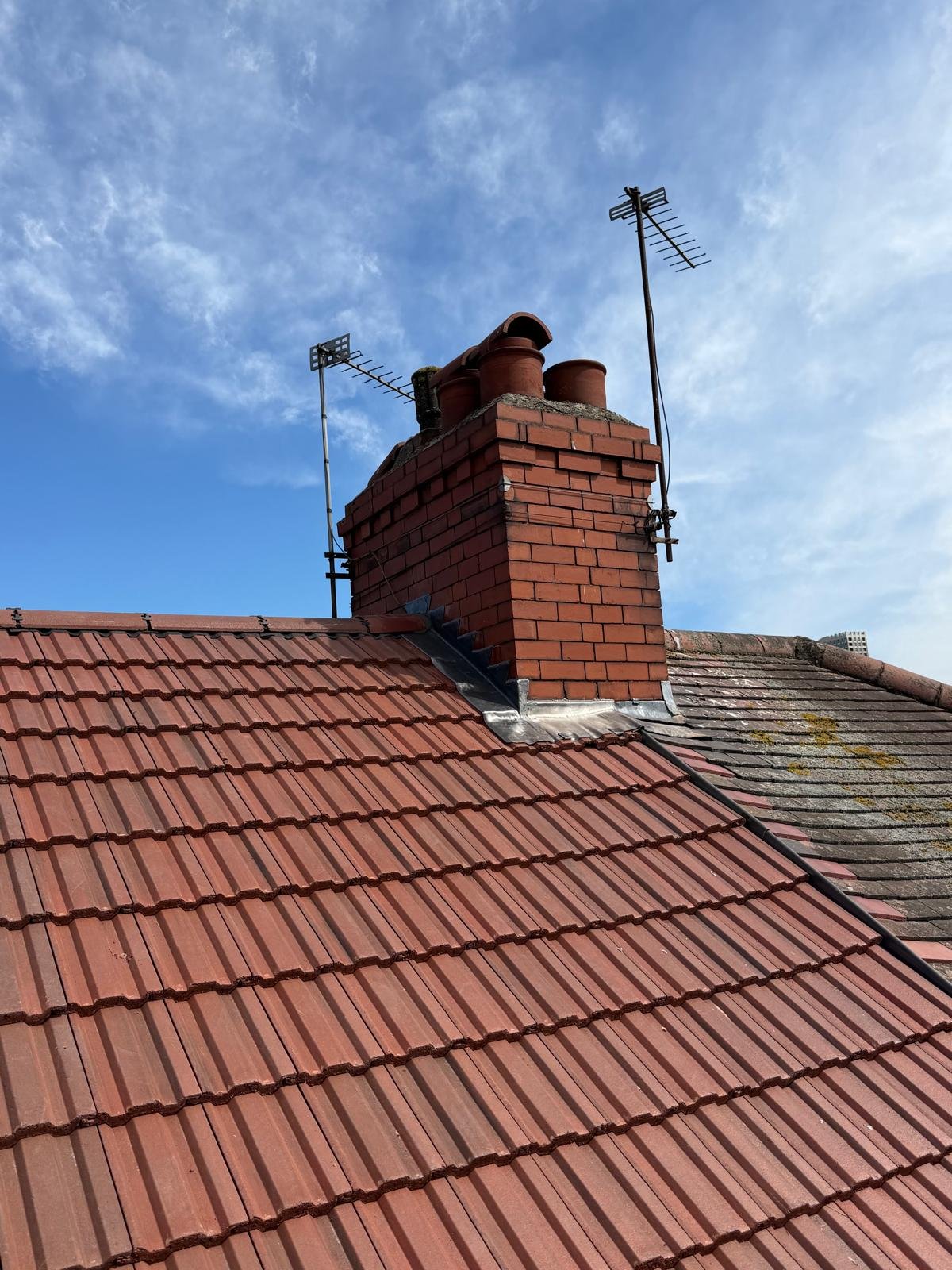 Chimney repair work