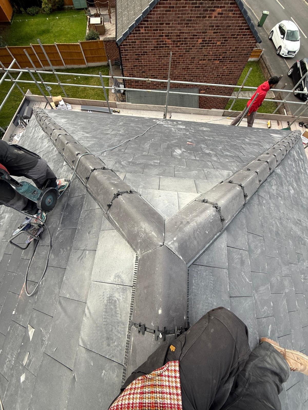 Roofing detail work