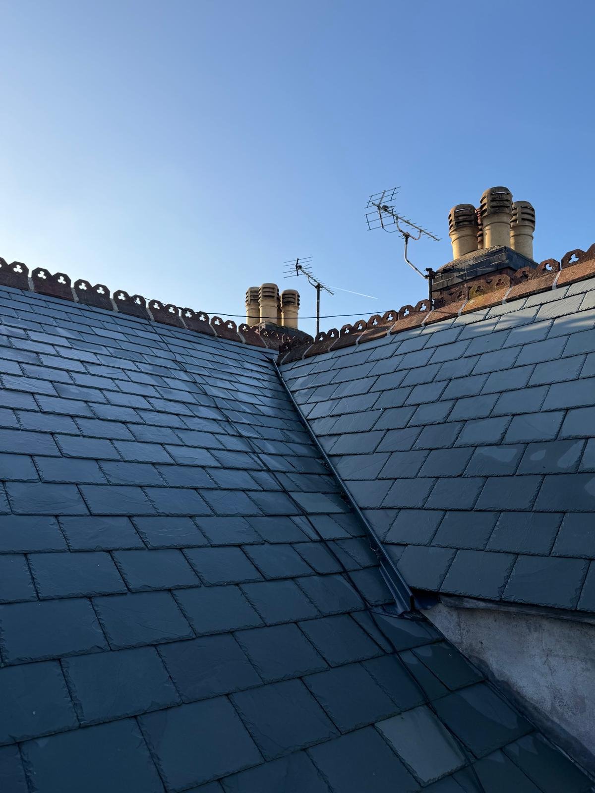 Finished roofing project