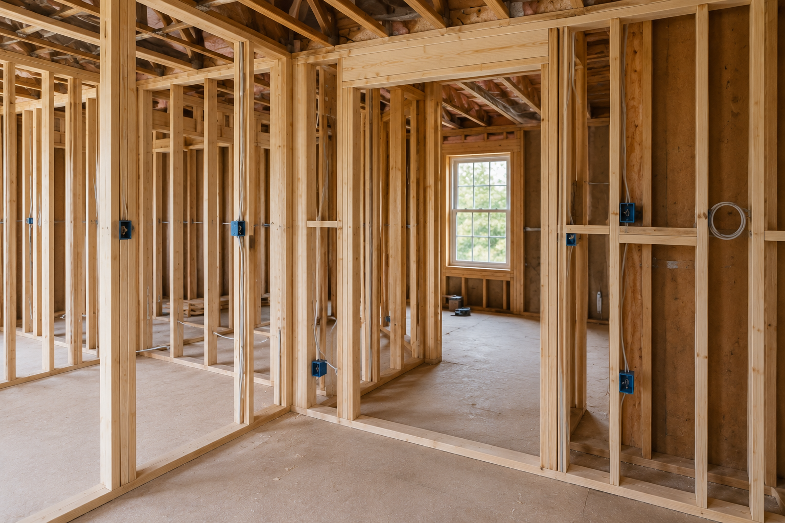 Floor joists and structural timberwork