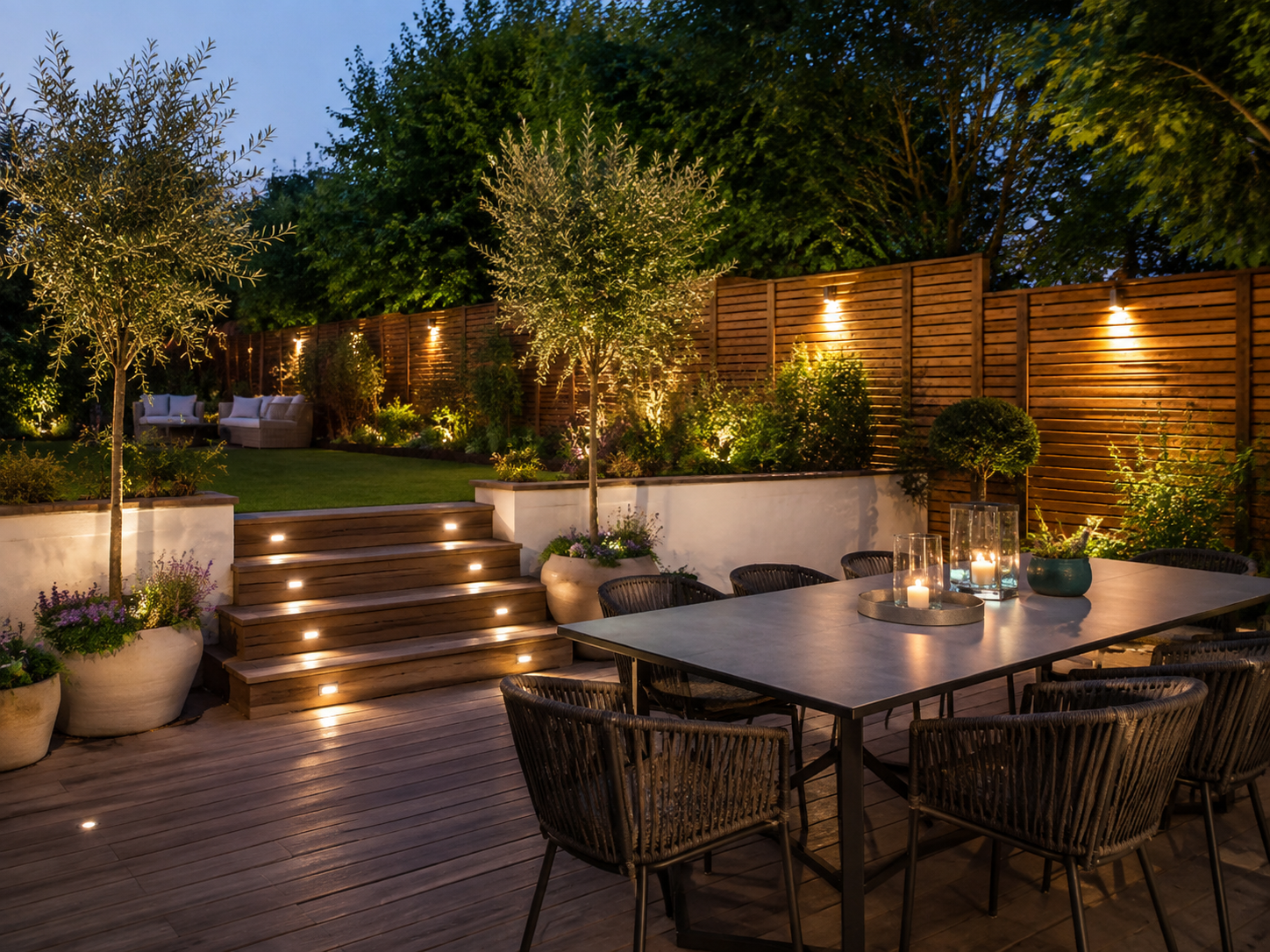 Pergola and bespoke garden structure