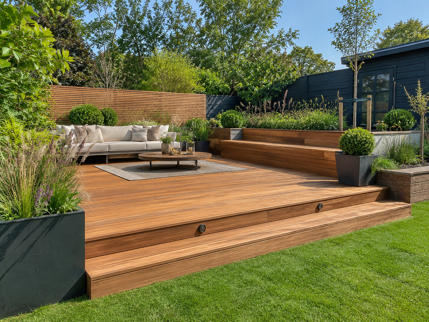 Decking and garden joinery in County Durham