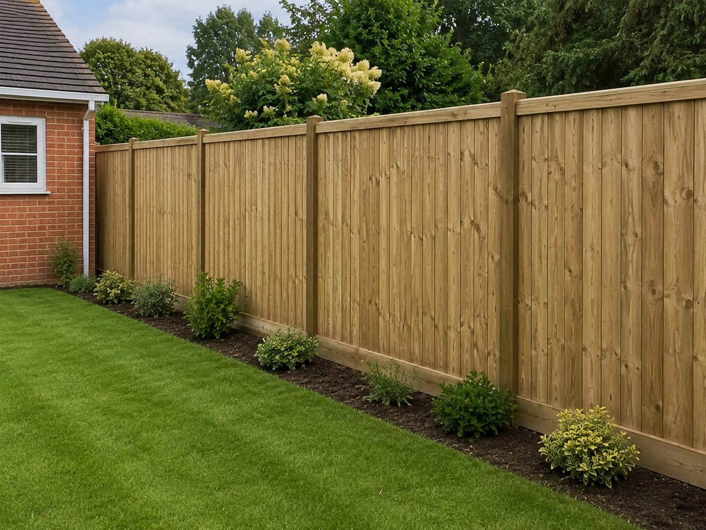 Privacy screens and trellis sections