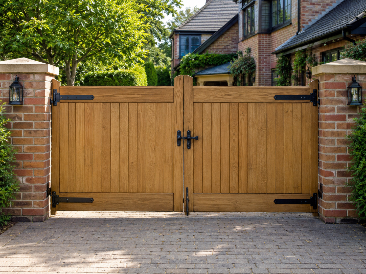 Completed fencing and gate project