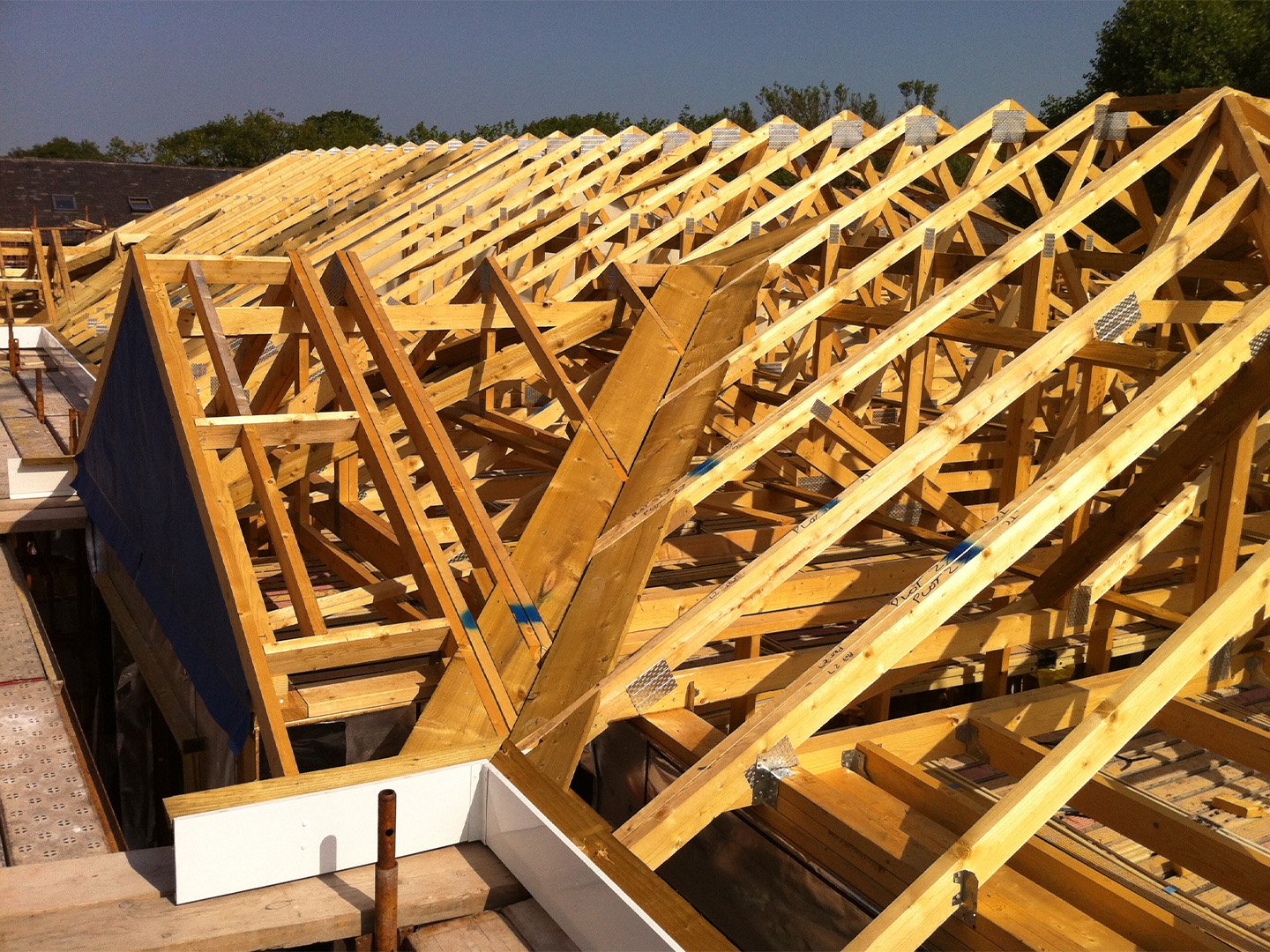 Fascia and soffit timberwork